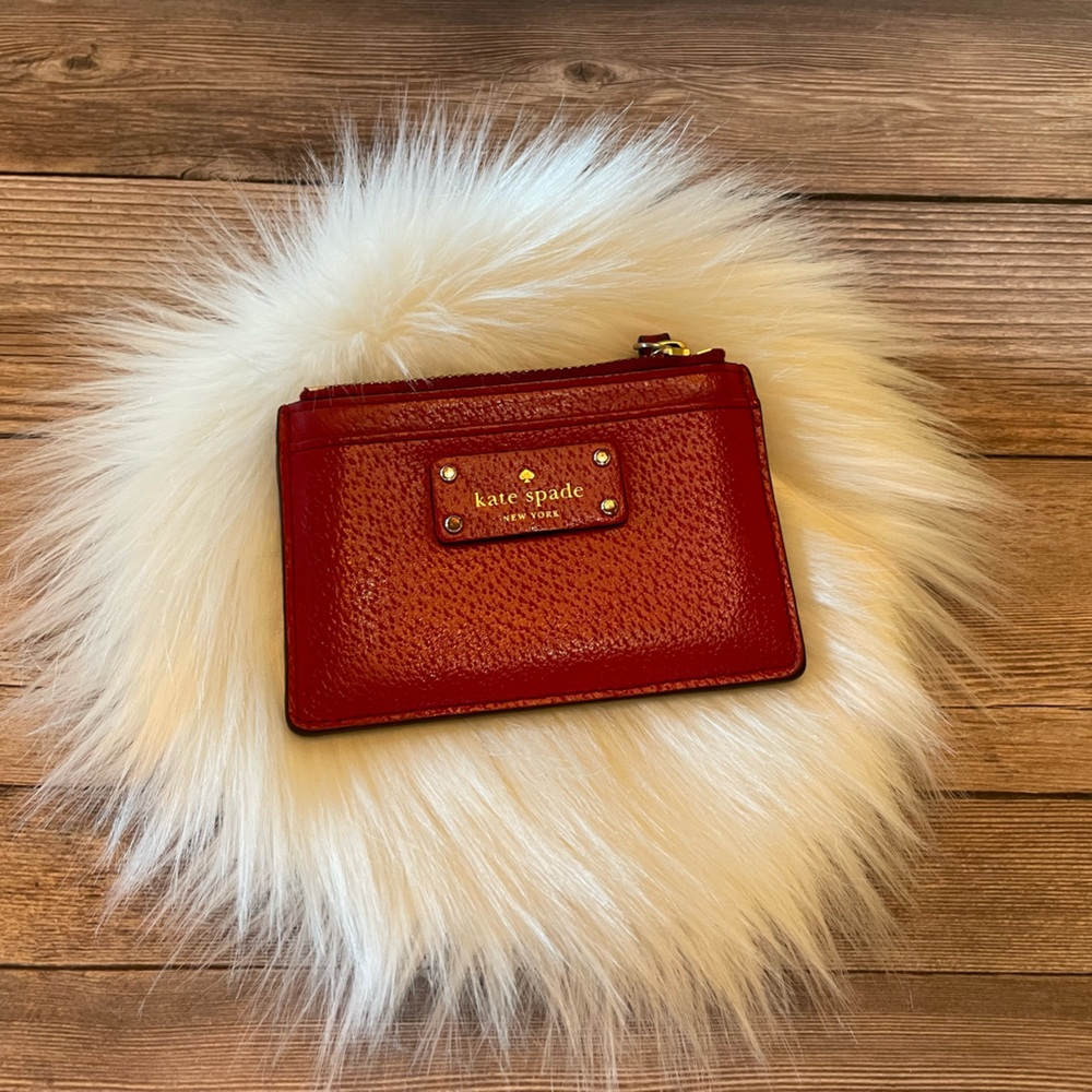 Kate Spade ♠️ New York ~ Adi Grove Street zip-top card holder
